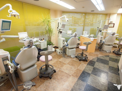 明るく開放的な診療室