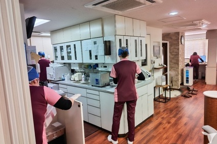 朝の準備の様子