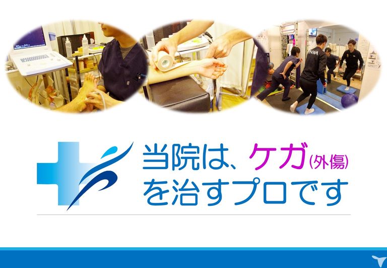 ケガを治すプロです。