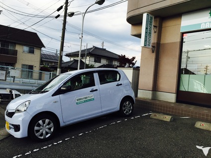 訪問時の社用車