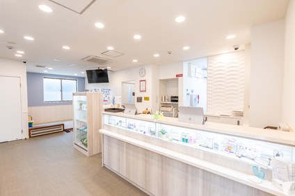 リニューアルした受付