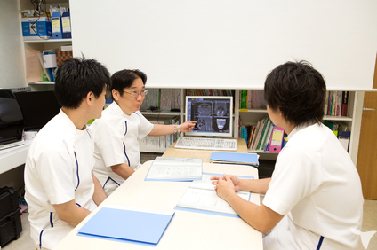 勉強室です。ここで研修！