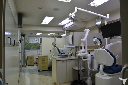 半個室の診療チェアー