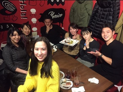診療後の食事会です。