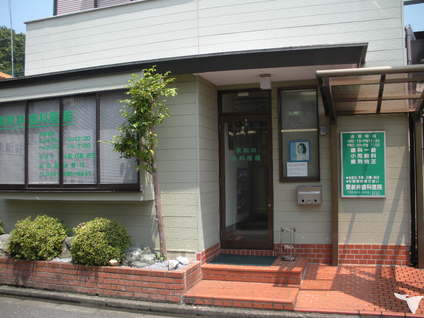 医院の外観です。