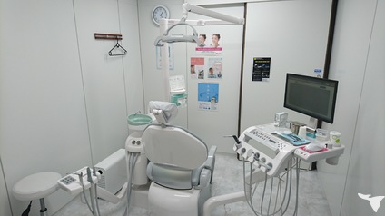 診療室てす。半個室です。
