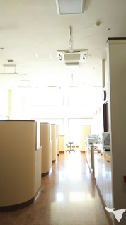 自然光がさしこむ診療室