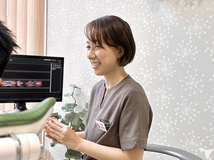 矯正担当の三浦恭子です