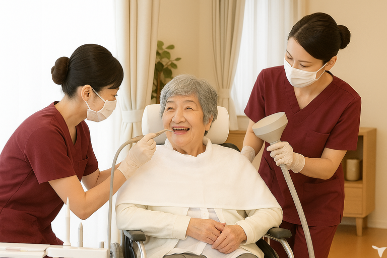 訪問歯科を行っています