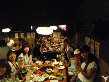歓迎会、飲み会の様子