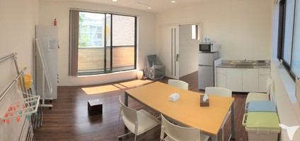 スタッフルームは2階に
