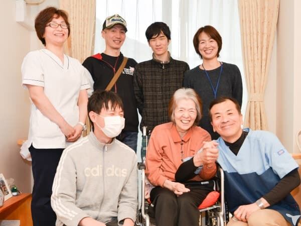 取材時の集合写真