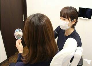 半個室で丁寧な診療