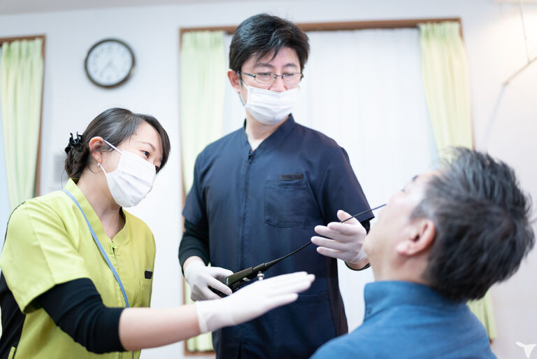 院長は訪問経験豊富