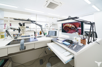 実際の技工室の雰囲気