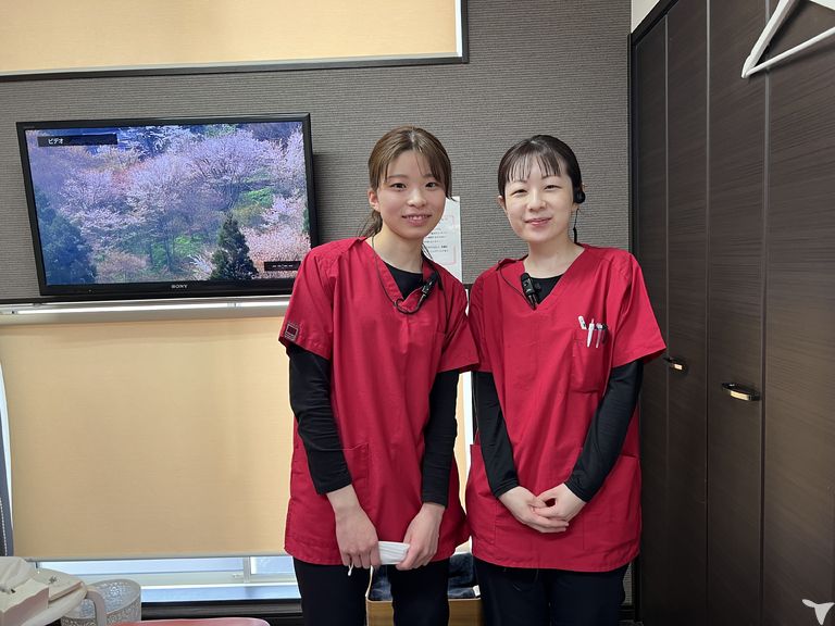 仲の良いスタッフ