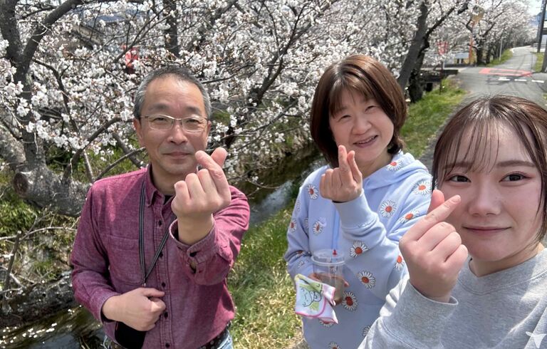 医院スタッフでお花見