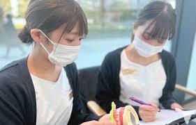 先輩が優しくサポート