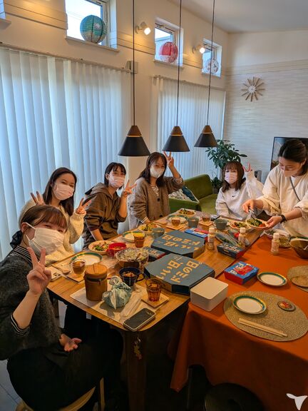 忘年会でのオフショット