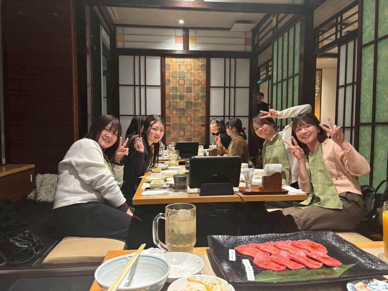 忘年会の一コマ