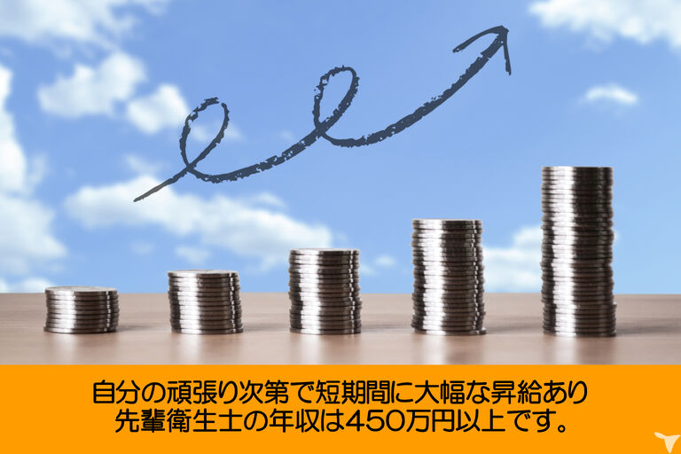 短期間で大幅な昇給が可能
