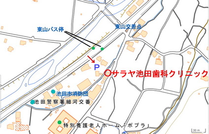 クリニックの近隣図