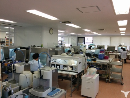 ラボの一部風景です