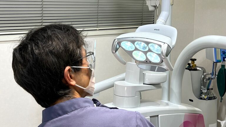 院長の診療の様子です