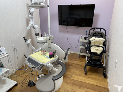 クリーニング専用の個室！