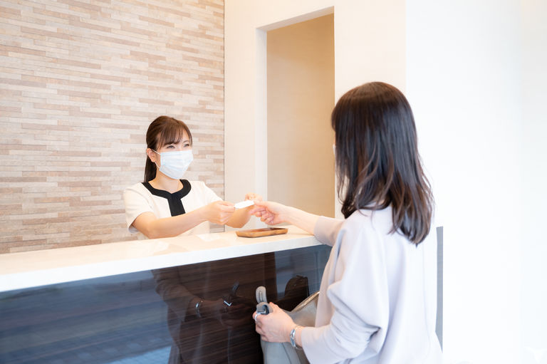 患者様を笑顔でお迎え