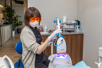 ホワイトニング患者も多数