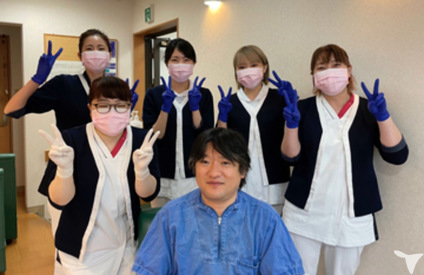 先生とスタッフ