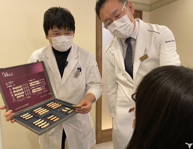院長と技工部長