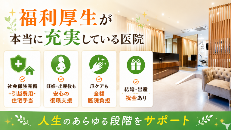 手厚い福利厚生