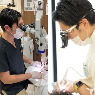 マイクロとルーペ精密治療