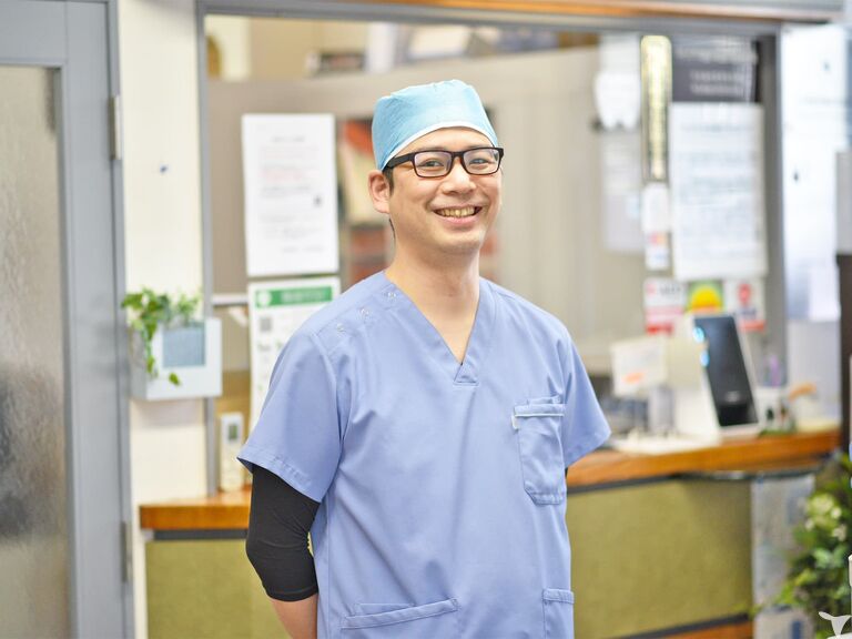 院長の引間と申します