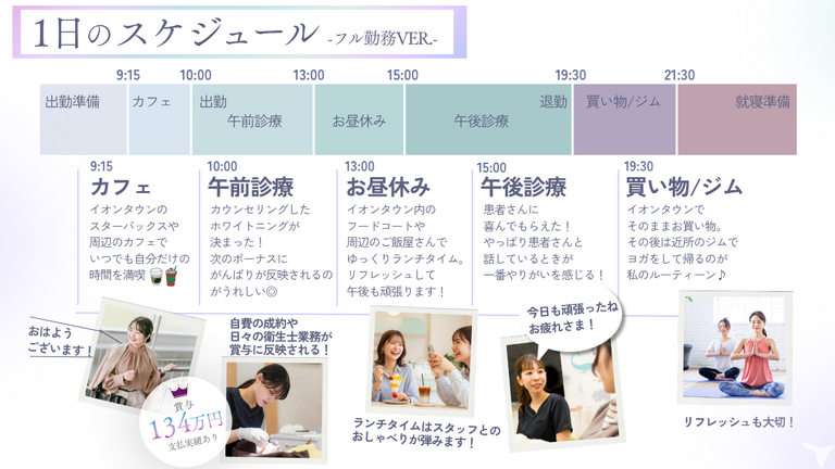 プライベートも充実◎