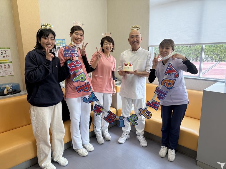愛されている院長先生☆