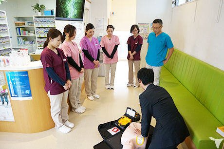 院内でのAED講習会