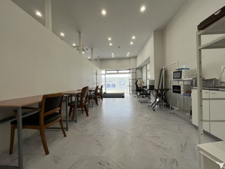 充実した広い休憩室