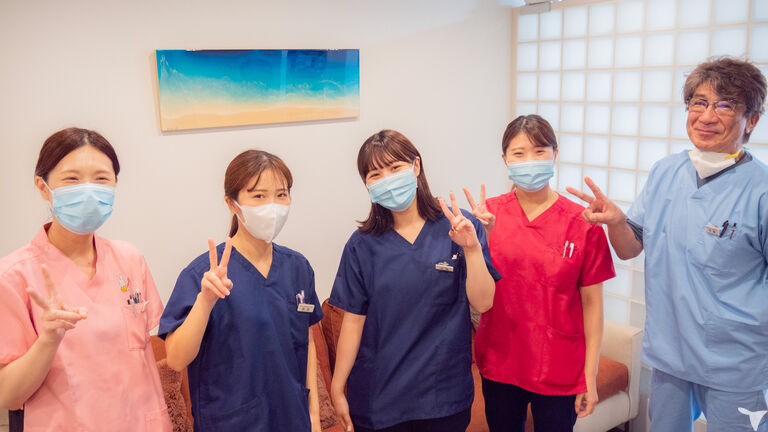 仲の良いスタッフ