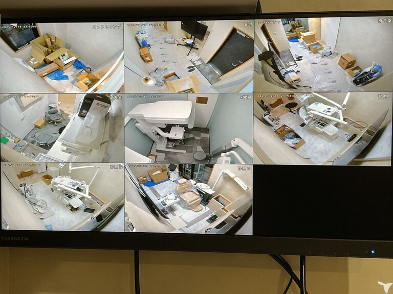 現在工事中の院内です！