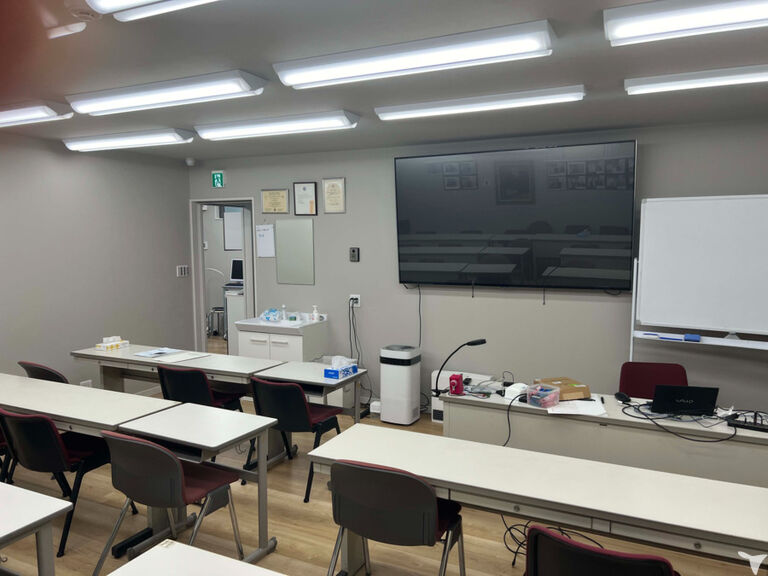 別棟内の研修会場