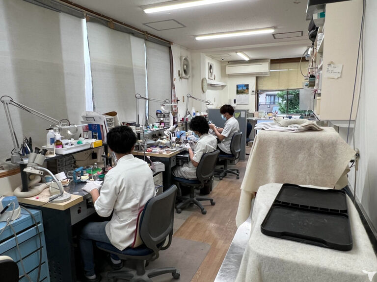 2階はすべて技工室