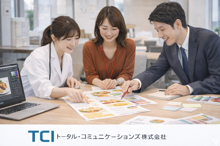 商品リーフレッツの制作
