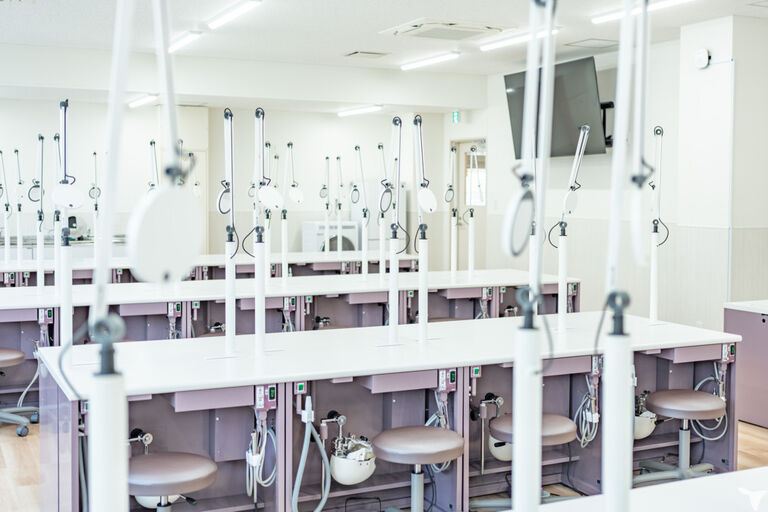 充実の実習設備があります