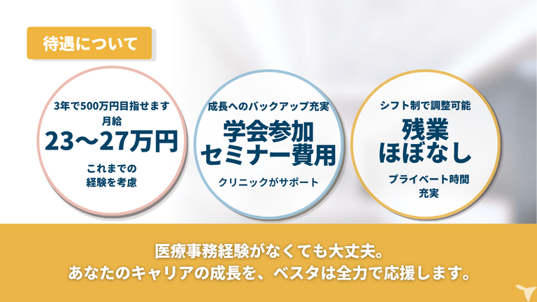 充実の待遇