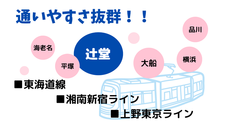 3路線乗り入れで便利！